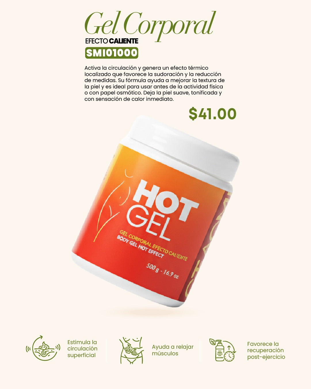 Hot gel
